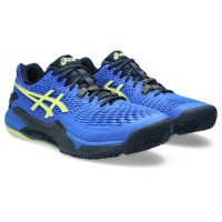 Asics Gel Resolution 9 Blue Yellow Sneakers