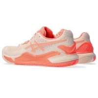 Asics Gel Resolution 9 Clay Pink Coral Women''s Shoes