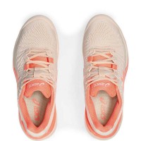 Chaussures Femme Asics Gel Resolution 9 Clay Pink Coral