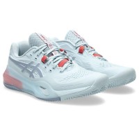 Zapatillas Asics Gel Resolution X Clay Azul Cielo Gris Mujer