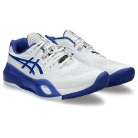 Zapatillas Asics Gel Resolution X Clay Blanco Azul Cobalto  Oferta + Barato