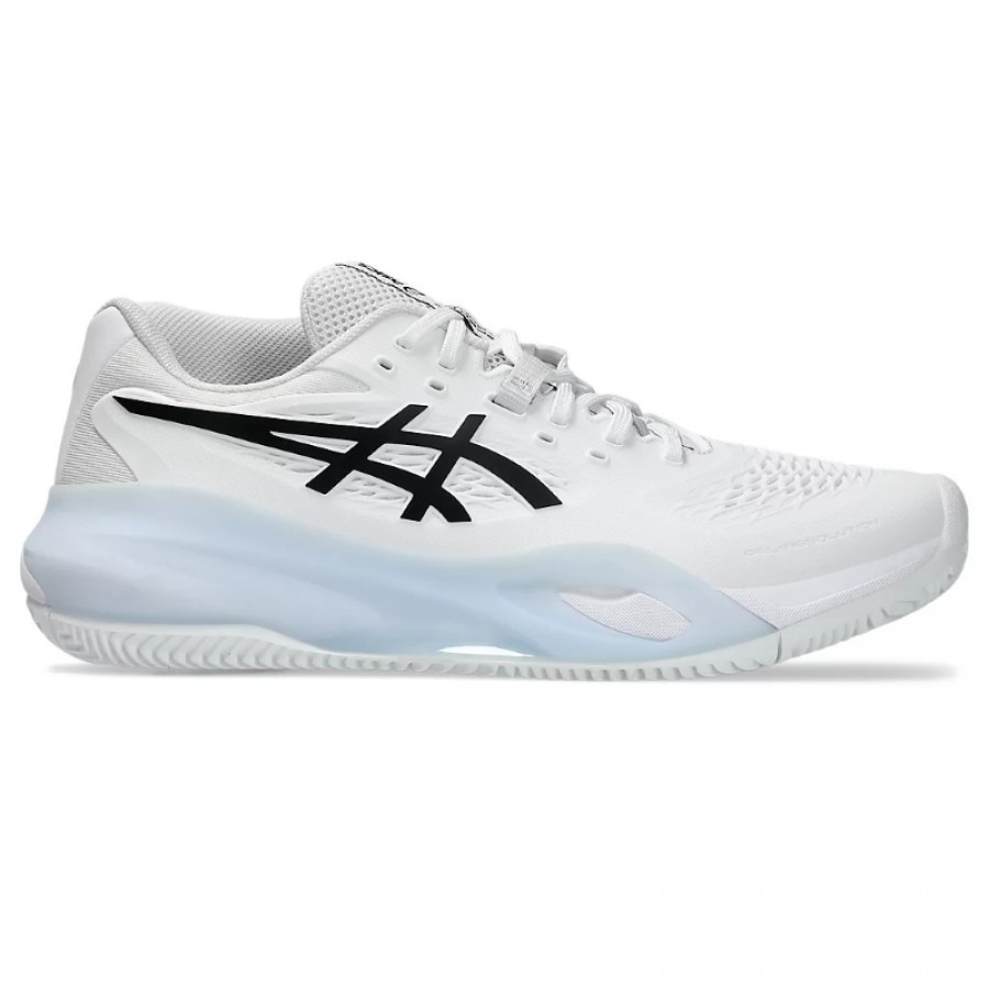 Tênis Asics Gel Resolution X Clay Branco Preto  Oferta + Barato