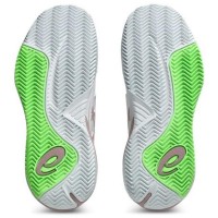 Tênis femininos Asics Gel Resolution X Clay White Morganite Pink