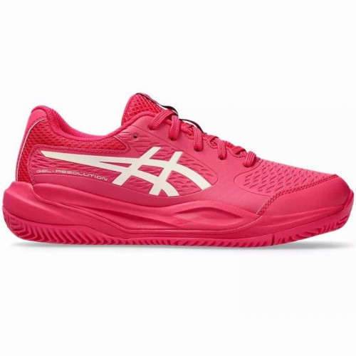 Baskets Junior Asics Gel Resolution X Clay GS Rose Vif Crème Baskets Junior Asics Gel Resolution X Clay GS Rose Vif Crème