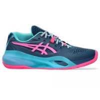 Scarpe da ginnastica Asics Gel Resolution X Padel Blu Mako Rosa  Offerta + Economico