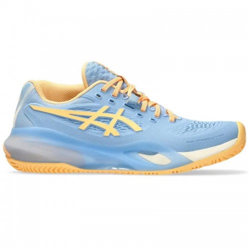 Asics Gel Resolution X Padel Blue Stone Orange Women''s Sneakers