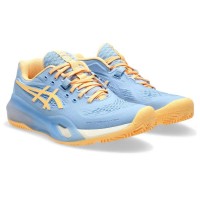 Sneakers Asics Gel Resolution X Padel Blue Stone Orange Donna  Offerta + Economico