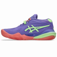 Asics Gel Resolution X Padel Purple Green Baskets pour femmes