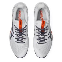 Tênis Asics Solution Speed FF 3 Clay Branco Cinza Laranja  Oferta + Barato