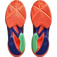 Baskets Asics Solution Speed FF 3 Padel Noir Corail  Offre - Pas cher