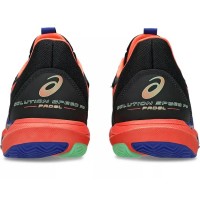 Baskets Asics Solution Speed FF 3 Padel Noir Corail  Offre - Pas cher