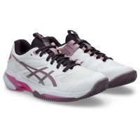 Asics Solution Speed FF 4 Clay White Mauve Women''s Sneakers