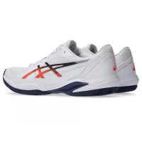 Sneakers Asics Solution Swift FF 2 Clay Bianco Blu Arancio  Offerta + Economico
