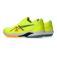 Asics Solution Swift FF 2 Padel Yellow Orange Sneakers  Offer + Cheap