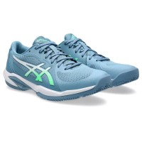 Asics Solution Swift FF 2 Padel Blue Green Sneakers