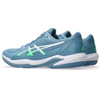 Asics Solution Swift FF 2 Padel Blue Green Sneakers