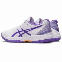 Sneakers Asics Solution Swift FF Clay Bianco Ametista Donna