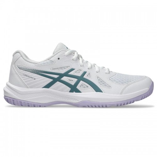 Tênis femininos Asics Upcourt 6 Branco-Verdes