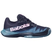 Babolat Jet Premura 2 Black Atlantic Blue Junior Shoes
