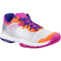 Chaussures Babolat Jet Ritma Gris Rose Femme