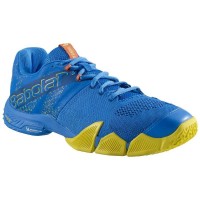 Babolat Movea Baskets Bleu Jaune Français