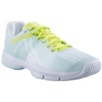 Babolat Sensa Azul Amarelo Fluor Sapatos Femininos