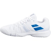 Babolat Sensa Branco Azul Tênis Feminino