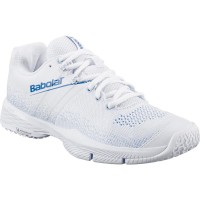 Babolat Sensa Branco Azul Tênis Feminino