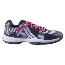Sneakers Babolat Sensa Bianco Nero Fucsia Donna