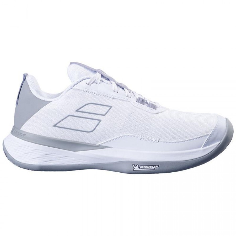 Chaussures Femme Babolat SFX EVO Terre Battue Blanc Gris  Offre - Pas cher