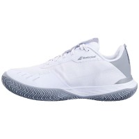 Chaussures Femme Babolat SFX EVO Terre Battue Blanc Gris  Offre - Pas cher