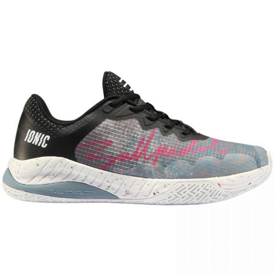 Baskets Femme Bullpadel Ionic 24I Noir Gris Clair  Offre - Pas cher