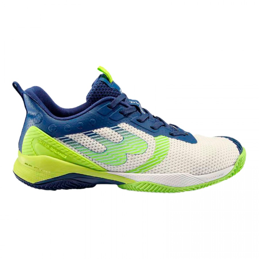 Tênis Bullpadel Juan Tello Vertex Grip 22I Branco Verde  Oferta + Barato