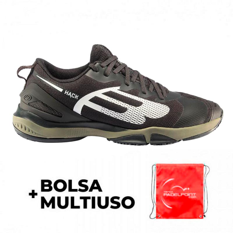 BULLPADEL HACK HYB FLY 22 WHITE SHOES - PADEL MARKET