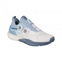 Head Motion Pro BOA Padel Scarpe Bianco Blu da Donna