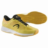 Chaussures Head Revolt Pro 4.5 Clay Banana Noir  Offre - Pas cher