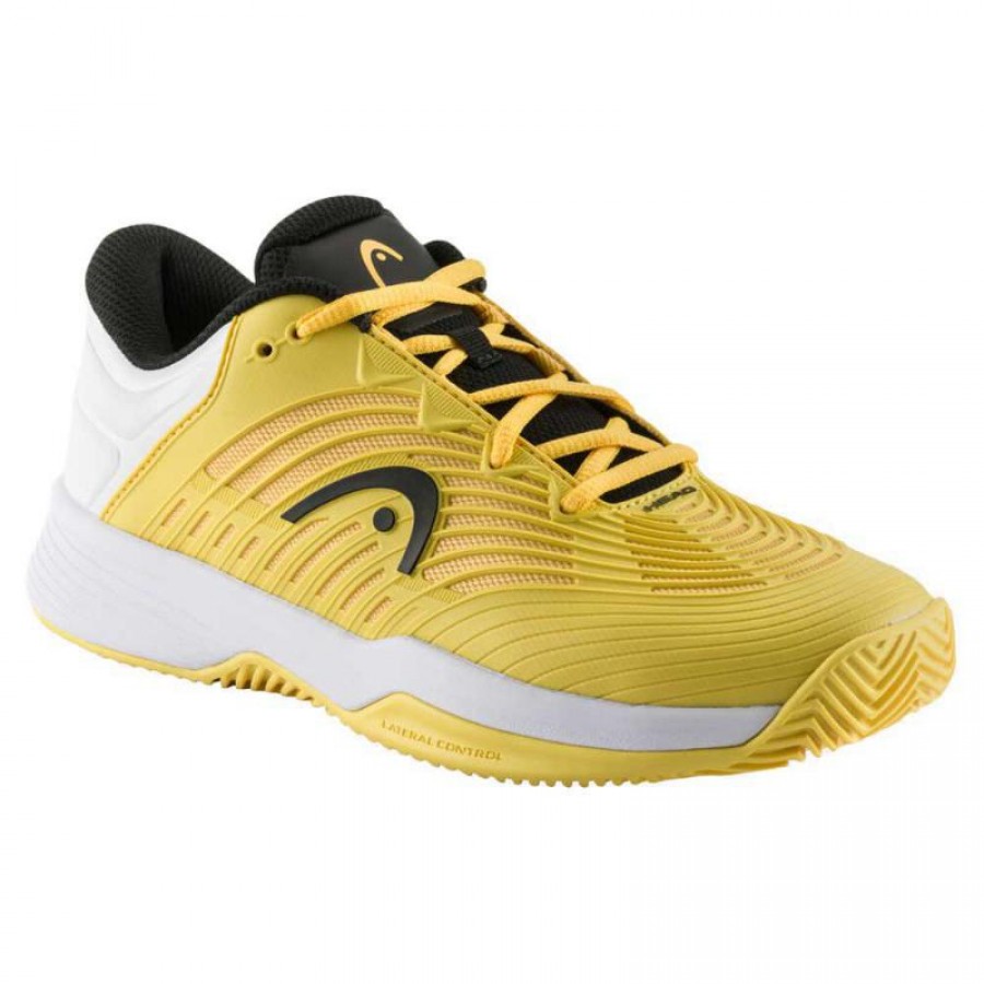 Scarpe Head Revolt Pro 4.5 Banana Nero Junior - TERRA BATTUTA