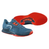 Sapatos de cabeca Sanyo Sprint Pro 3.5 Laranja Azul