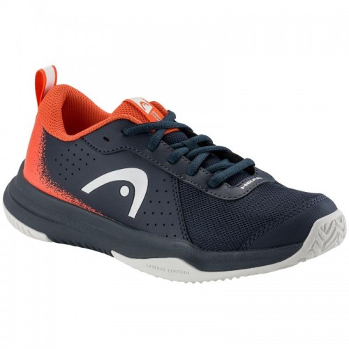 Head Sprint Court 4.0 Bleu Foncé Rouge Baskets Junior