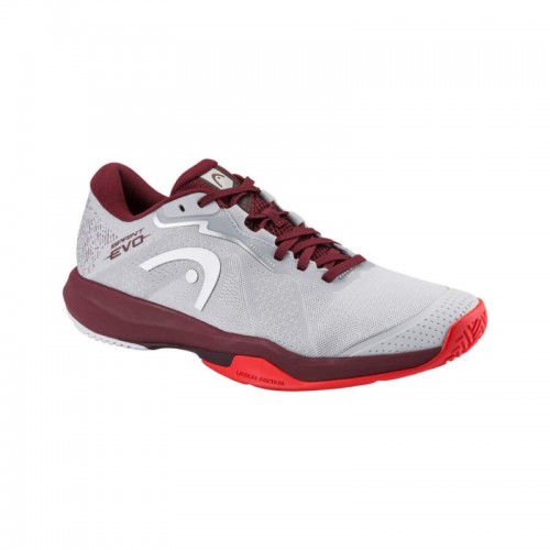 Head Sprint Evo 4.0 Burgundy Grey Sneakers