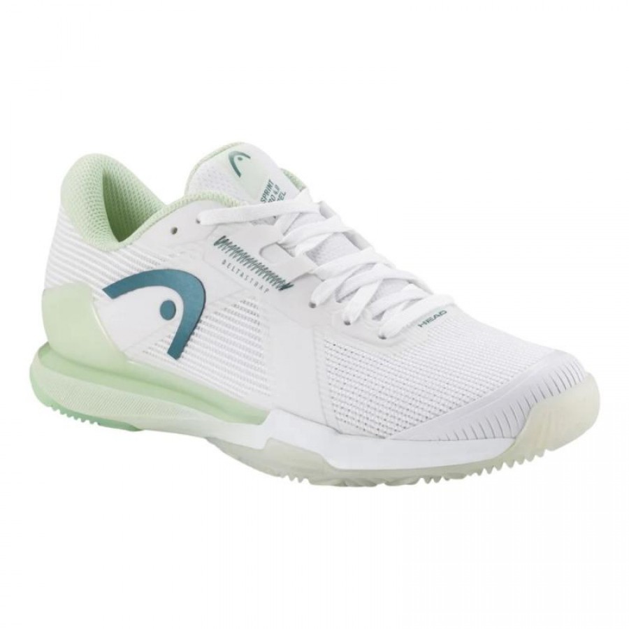 Head Sprint Pro 4.0 White Green Women''s Sneakers  Offer + Cheap