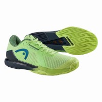 Head Sprint Pro 4.0 Clay Lime Navy Blue Sneakers  Offer + Cheap