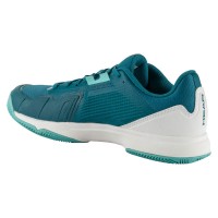 Zapatillas Head Sprint Team 3.5 Clay Azul Pedra Blanco Mujer