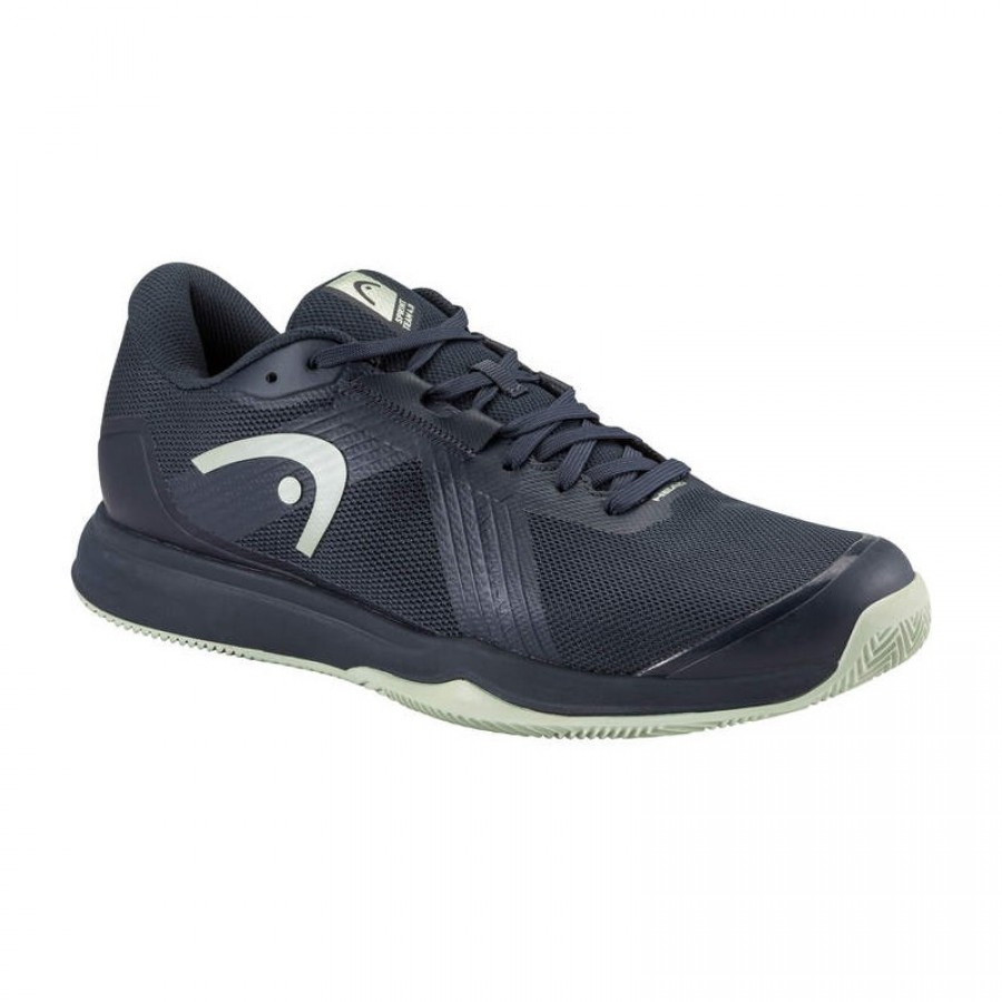 Head Sprint Team 4.0 Clay Navy Green Baskets