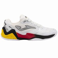 Joma Set 2402 Blanc Rouge Baskets  Offre - Pas cher