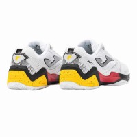 Joma Set 2402 Blanc Rouge Baskets  Offre - Pas cher