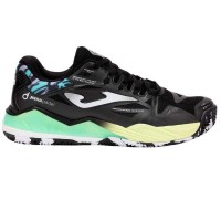 Joma Spin 2501 Noir Vert Baskets  Offre - Pas cher