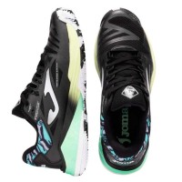 Joma Spin 2501 Noir Vert Baskets  Offre - Pas cher