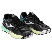 Joma Spin 2501 Noir Vert Baskets  Offre - Pas cher