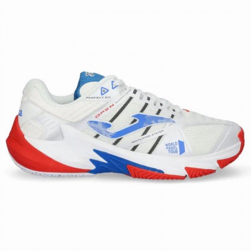Joma WPT Open 2232 Blanc Bleu Rouge Baskets Joma WPT Open 2232 Blanc Bleu Rouge Baskets